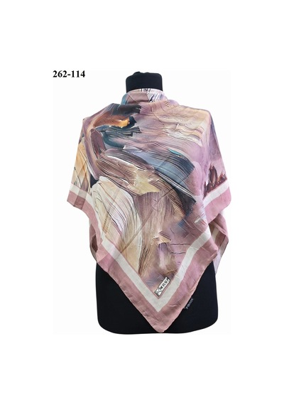 Moonscarfs Moonscarf Desenli Bambu Pamuk Eşarp 262-114 Çok Renkli