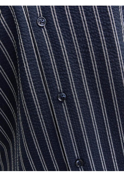 Jack & Jones Jack&jones Erkek Gömlek 12256772 Lacivert - Beyaz