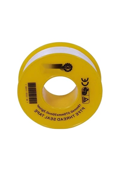 Büyük Boy Teflon Bant, 30 Metre X 19 Mm