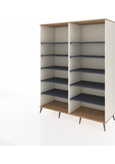 Kronos Gardrop 10 Raflı 176x59x221 Aytaşı-çam/antrasit Çam/antrasit Kronos Gardrop 10 Raflı 176x59x221 Aytaşı-çam/antrasit Çam/antrasit