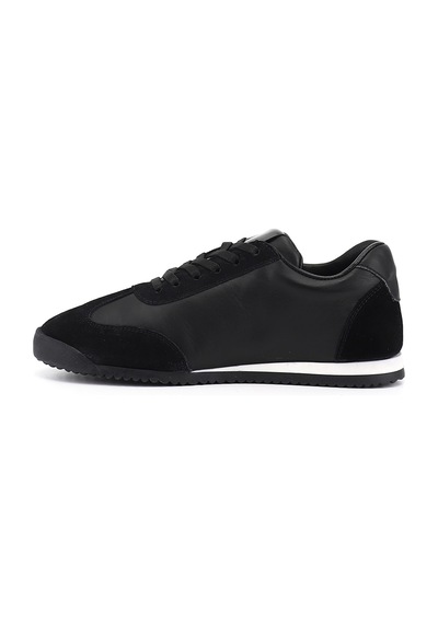 Gönderi(R) Gönderi R Kadın Siyah Lastik Bağcıklı Hakiki Deri Sneaker Ddza83742546