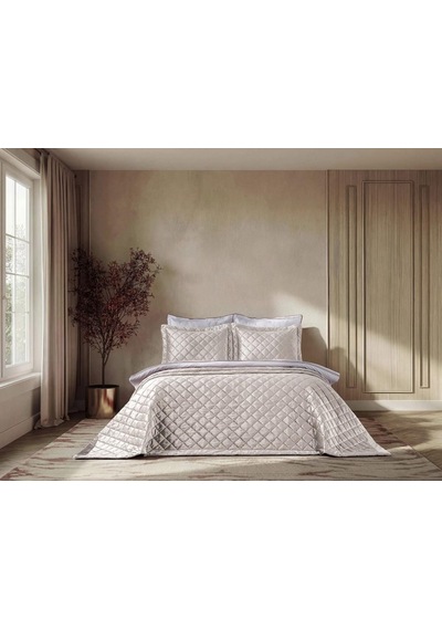 Doqu Home Luxury Yatak Örtüsü Imperial Çift Kişilik - Bej