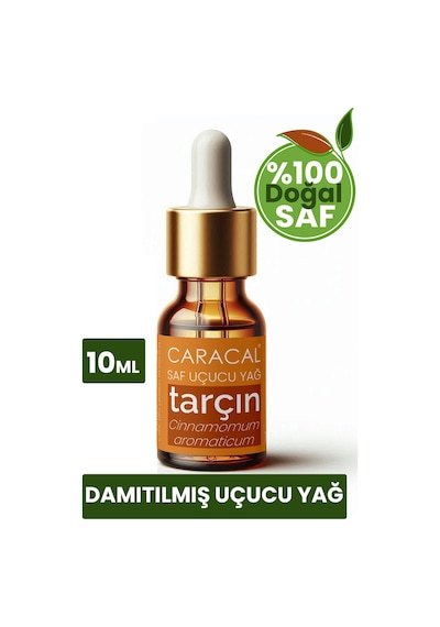 Caracal Doğal Tarçın Uçucu Yağı Saf Tarçın Yağı 10 Ml