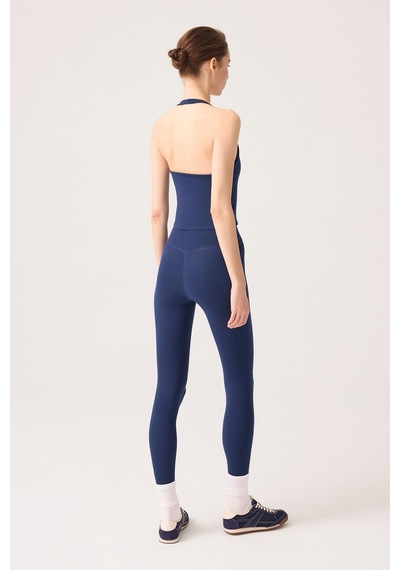 Los Ojos X Ece Lacivert Yüksek Bel Spor Tayt Mono Leggings Lacivert