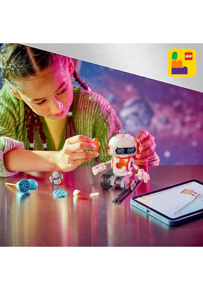 LEGO® Creator 3’ü 1 Arada Uzay Robotu 31164 - 8 Yaş ve Üzeri Çocuklar için Köpek Figürüne veya Rokete Dönüşebilen Oyuncak Yapım Seti (281P)