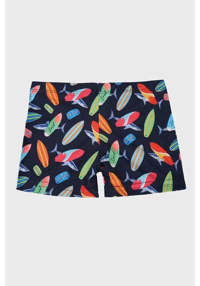 Slipstop Daniel Desenli Lastikli Bel Boxer Mayo Short Erkek Çocuk Mayo Short Sr2631000007 Lacivert Slipstop Daniel Desenli Lastikli Bel Boxer Mayo Short Erkek Çocuk Mayo Short Sr2631000007 Lacivert