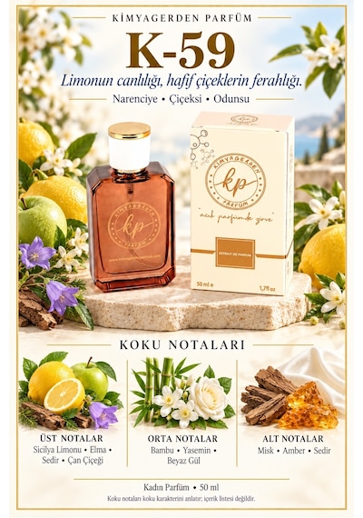 KP K-59 Kadın Parfüm EDP 50 ML