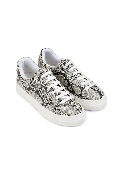 Deery Hakiki Deri Beyaz Sneaker Kadın Ayakkabı - Z1681zbyzc08 Beyaz