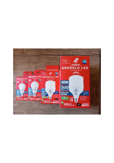 9-60w Beyaz Işık Led Ampul 2li Kutu
