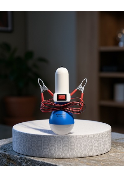 12v Led Ampul Timsah Kıskaçlı Kıskaçlı Kamp Acil Durum Lambası