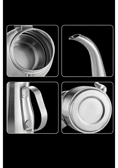 Komple 304 Çelik 700 Ml Yağdanlık Sosluk Ve Sirkelik Cin866by