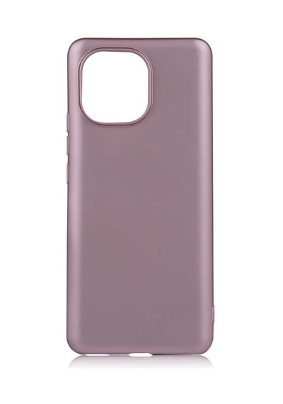 Noktaks - Mi 11 Uyumlu - Kılıf Mat Soft Esnek Premier Silikon Kapak - T16458 - Rose Gold Rose Gold