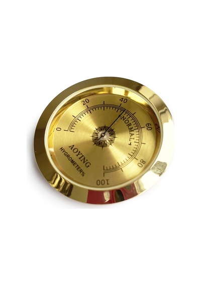 Analog Higrometre Nem Ölçer Humidor Puro Kutusu için Metal Çerçev N11.1835