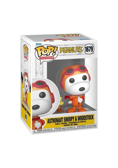 Funko Pop Peanuts Space Snoopy Vinil Figür 9,5 Cm, Koleksiyon Ve Hediye Için Karakter Figürü Diğer