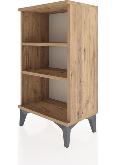 Arges Komodin Tek Raflı Tek Çekmeceli 44x30x80 Çam-çam Çam