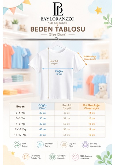 Bayloranzzo Dig It Kepçe Ekibi %100 Pamuk Premium Kalite Erkek Çocuk Tişörtü Sarı