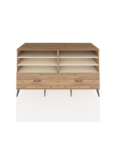 Kronos Konsol 6 Raflı 2 Çekmeceli 176x59x99 Çam-aytaşı/çam Çam-aytaşı/çam