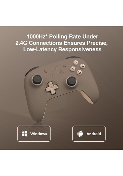 Ultimate 2c Wireless Controller For Windows Pc And Android, With 1000hz Polling Rate, Hall Effect Joysticks And Hall Triggers, And Remappable L4/r4 Bumpers, Turbo Function Brownie Diğer Ultimate 2c Wireless Controller For Windows Pc And Android, With 1000hz Polling Rate, Hall Effect Joysticks And Hall Triggers, And Remappable L4/r4 Bumpers, Turbo Function Brownie Diğer