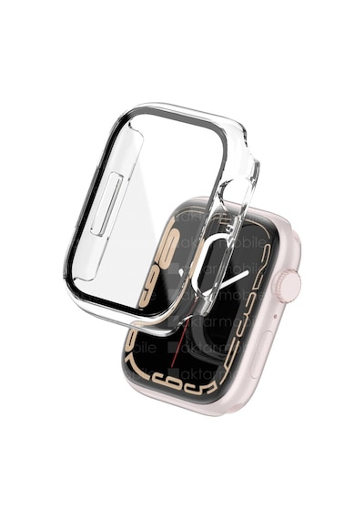 Apple Uyumlu  Watch 7-8-9 45 MM Ekran Koruyucu Kasa Koruma 360° Full Body