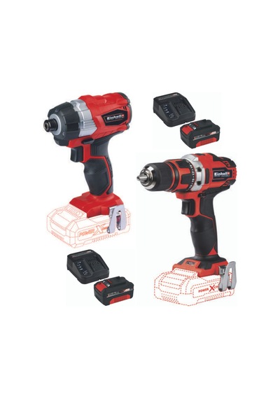 Einhell TE-CI 18 BL Vidalama TE-CD 18/40 Matkap 2x4.0ah Set
