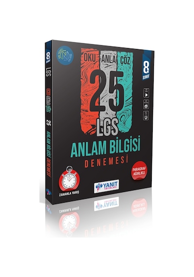 8.Sınıf LGS Anlam Bilgisi Elit Karma 25 Deneme- Yanıt Yayınları