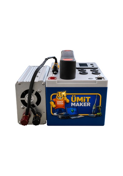 12.8v 18ah Lifepo4 İnvertörlü Güç İstasyonu + Şarj Aleti İçindedir