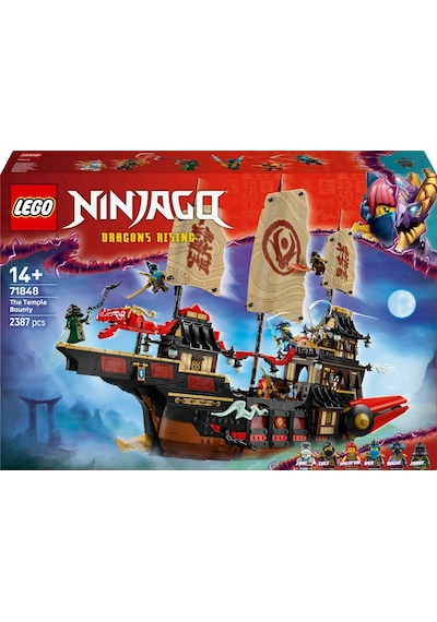 LEGO® NINJAGO® Tapınak Ödülü 71848 - 14 Yaş ve Üzeri için Cole Dahil 6 Minifigür İçeren Yaratıcı Oyuncak Yapım Seti (2387 Parça)