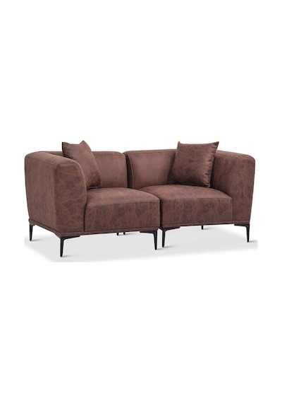 New York İkili Modül Koltuk, Harmony, Comfort Plus ,ofis Salon Ve Oturma Odası İçin Kahverengi K+k