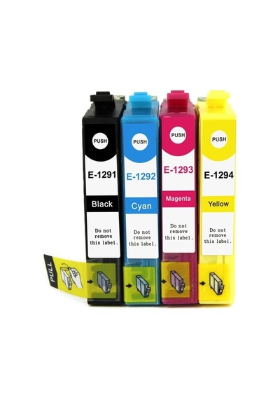 Premium Epson T1291 Uyumlu Yüksek Kapasite 4 Renk Kartuş