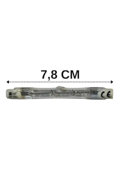 150w Sarı Işık R7s Duylu Dim Edilebilir Çubuk Halojen Ampul, 78mm, 2 Adet Enerji Sınıfı A