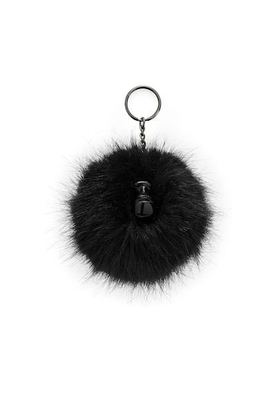 Kıplıng Pompom Monkey Maymun Anahtarlık Siyah True Black