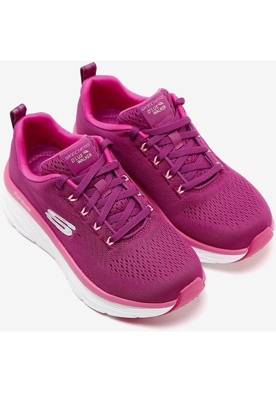 Skechers D'Lux Walker - Fresh Finesse Kadın Gül Kurusu Spor Ayakkabı 149368 Plum Bordo