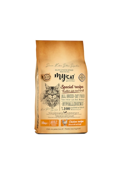 Mycat Az Tahıllı Urinary Tavuk Etli Yetişkin Kedi Maması 10 KG