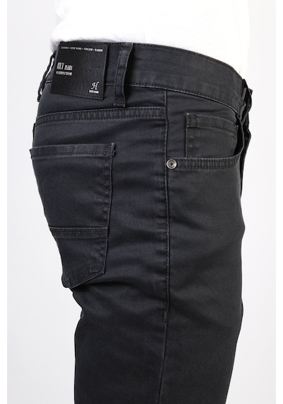 Erkek Antrasit Slim Fit Dar Kesim Esnek Likralı Denim Jeans Kot Pantolon (524238302) Antrasit