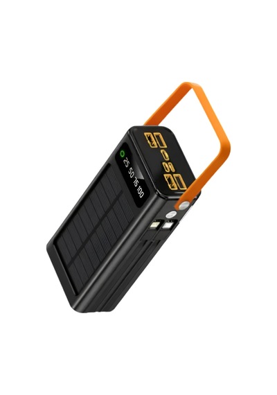 80.000 Solar Şarj Özellikli Yüksek Kapasiteli Powerbank Hızlı Şarj Destekli Standart