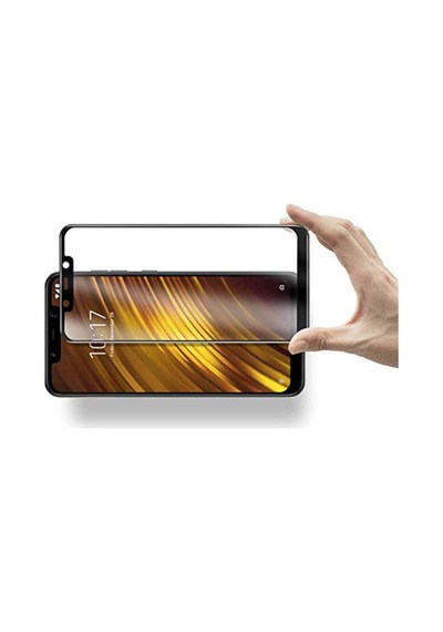 Duxweel Xiaomi Pocophone F1 5D Full Kırılmaz Cam Ekran Koruyucu Siyah