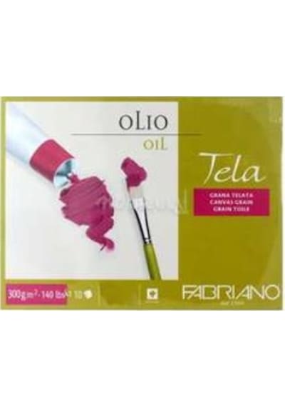 Fabriano Tela Yağlı Boya Blok Defter 300G 10 Yaprak 36X48