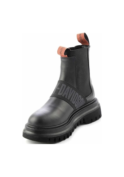 Harley Davidson Bayan Bot 021Z100563  Black Deri Siyah