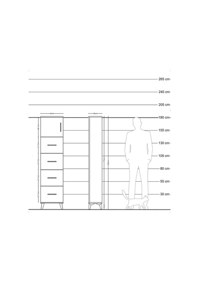 Arges Dolap Tek Raflı 4 Çekmeceli Tek Kapaklı 44x30x182 Aytaşı-çam Atlas Çam Arges Dolap Tek Raflı 4 Çekmeceli Tek Kapaklı 44x30x182 Aytaşı-çam Atlas Çam