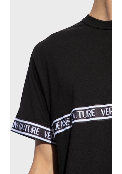 Versace Jeans Couture Erkek T Shirt 76gahc06 Cj01c 899 Siyah
