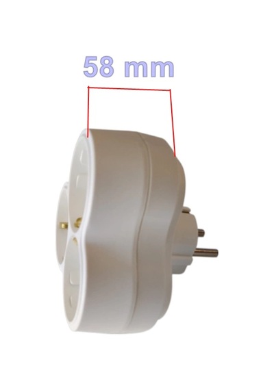 Arvia Topraklı Üçlü Golyat Beyaz 3lü Yonca Fiş Priz 16 Amper 220 Volt Ip20