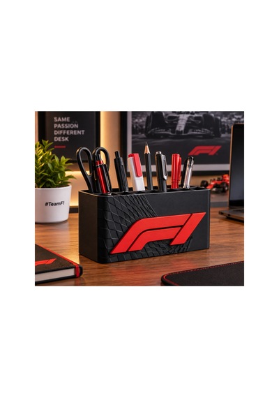 F1 Kalemlik 15 Cm Formula 1 Temalı Masaüstü Organizer 3d Baskı Kalemlik