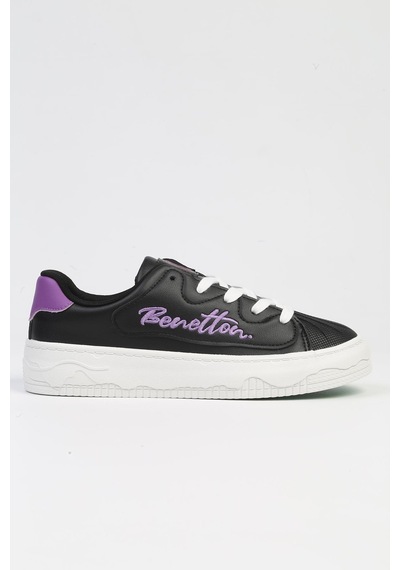 United Colors Of Benetton Benetton Bnı-10102 4211 Siyah Beyaz-ithal Platform Topuk Kadın Sneaker 001 United Colors Of Benetton Benetton Bnı-10102 4211 Siyah Beyaz-ithal Platform Topuk Kadın Sneaker 001