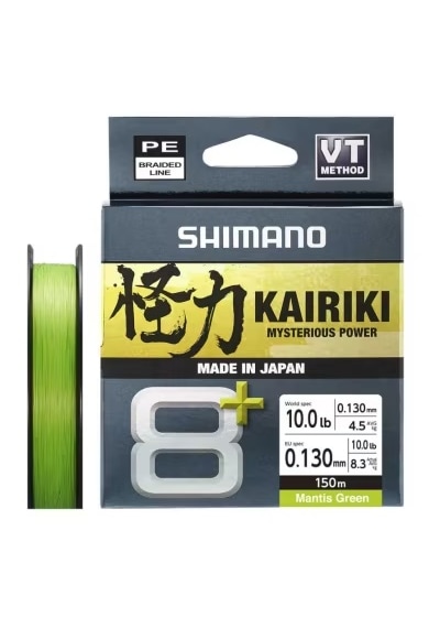 Shimano Kairiki 8+ 150 Mt 0.13mm İp Misina Mantis Green