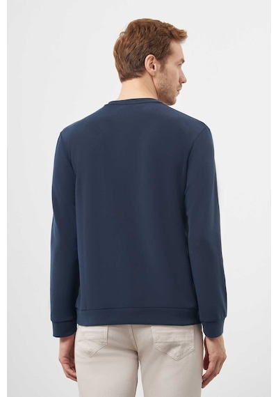 Morven Erkek Lacivert Trend Bisiklet Yaka Sweat-shirt 25ks063002200 Lacivert Lacivert