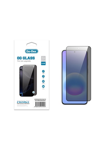 Galaxy A57 Uyumlu Go Des Og Glass Privacy Antistatik Temperli Cam Ekran Koruyucu Şeffaf