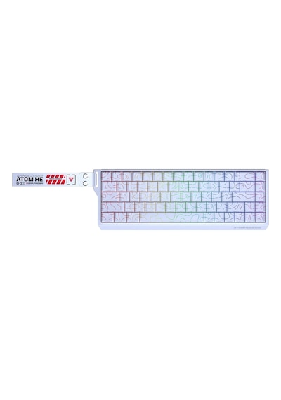 Mk922 Atom He68 Pro Topo Edition Magnetic Emerald Switch 8k Hz Hall Effect Hotswap Argb Kablosuz İngilizce Gaming Klavye