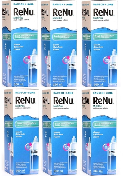 Bausch + Lomb Renu Multiplus Lens Solüsyonu 6 x 360 ML