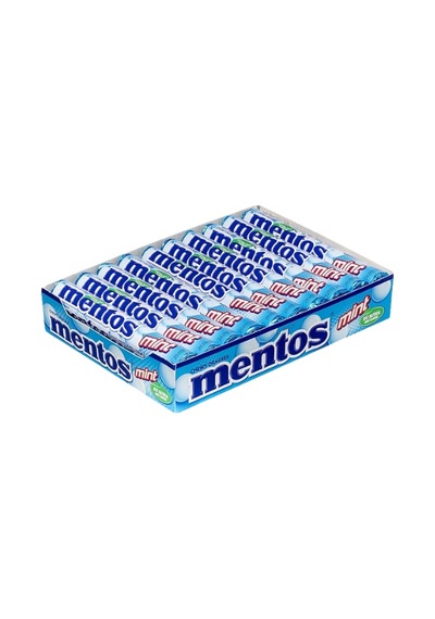 Mentos Nane Aromalı Çiğnenen Draje Şekerleme 37,5 Gr 20 Adet-226