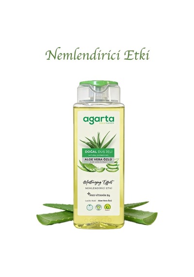 Agarta Doğal Aha Aloevera Duş Jeli 400ml 4313 16'li Paket Aloe Vera